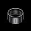 Samsung Galaxy Ring titanium black smart ring standing upright